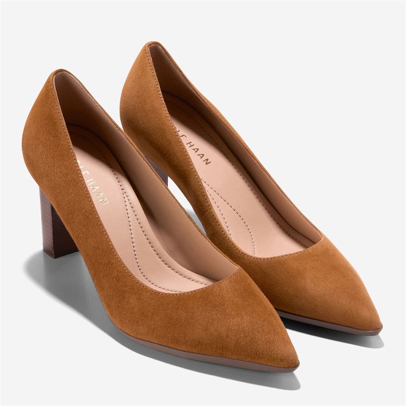 Cole Haan Womens Grand Ambition 2.0 Angelica Heels Tobacco/Brown