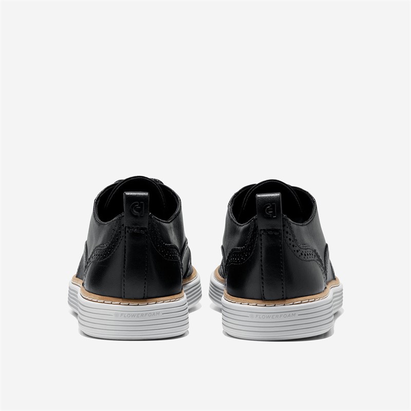 Cole Haan Womens Original Grand Camarin Wingtip Oxford Shoes Black