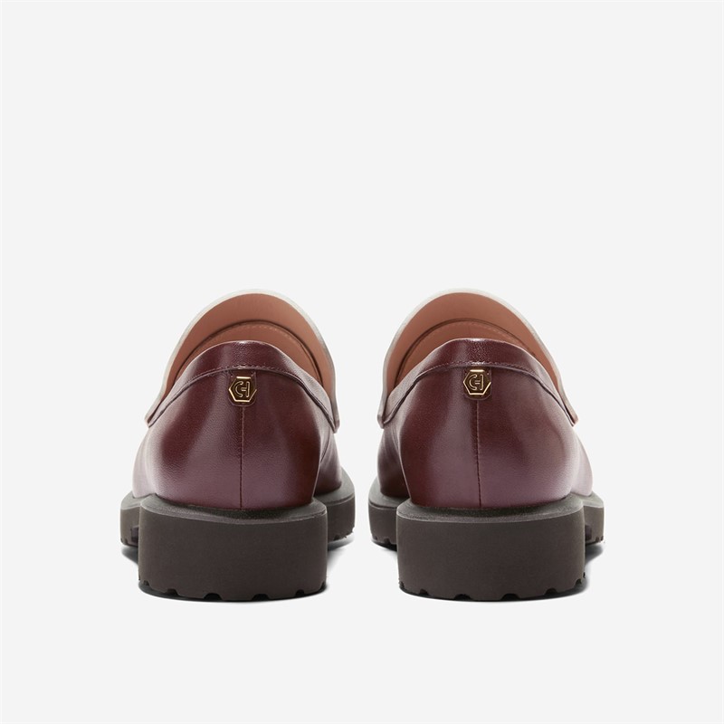 Cole Haan Womens Geneva Loafers Madeira/Porcelain/Ivory