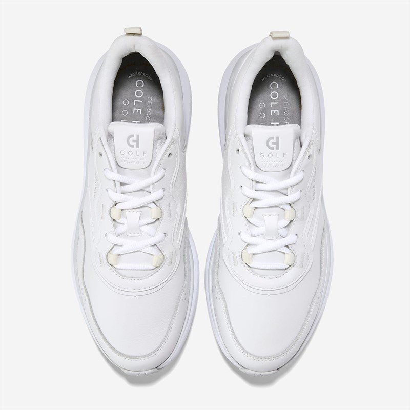 Cole Haan Womens Zerogrand Fairway II Golf Trainers White/Microchip