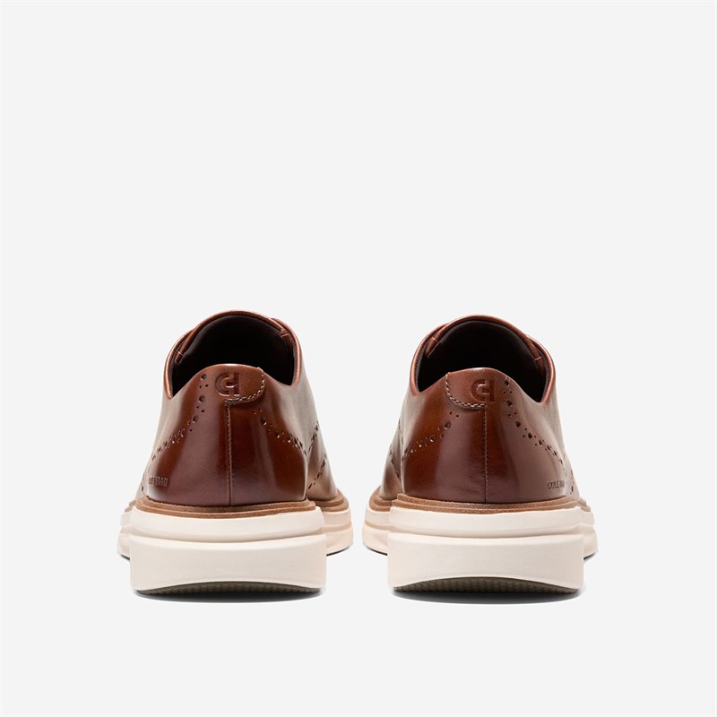 Cole Haan Mens Original Grand Cityspectre Wingtip Oxford Shoes Woodbury/Natural/Ivory