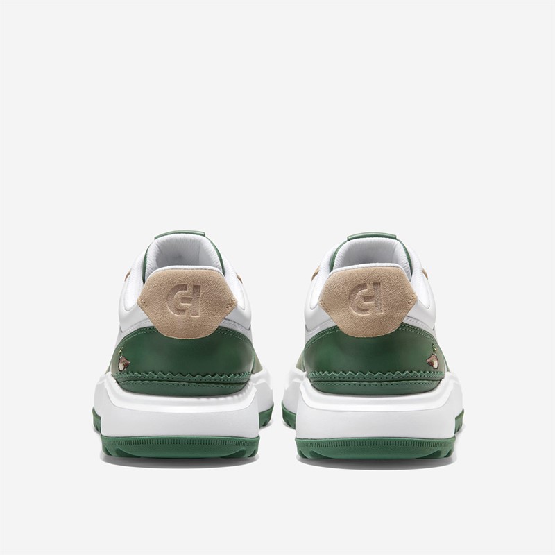 Cole Haan Mens Grandpro Crossover Golf Trainers Myrtle/Optic White