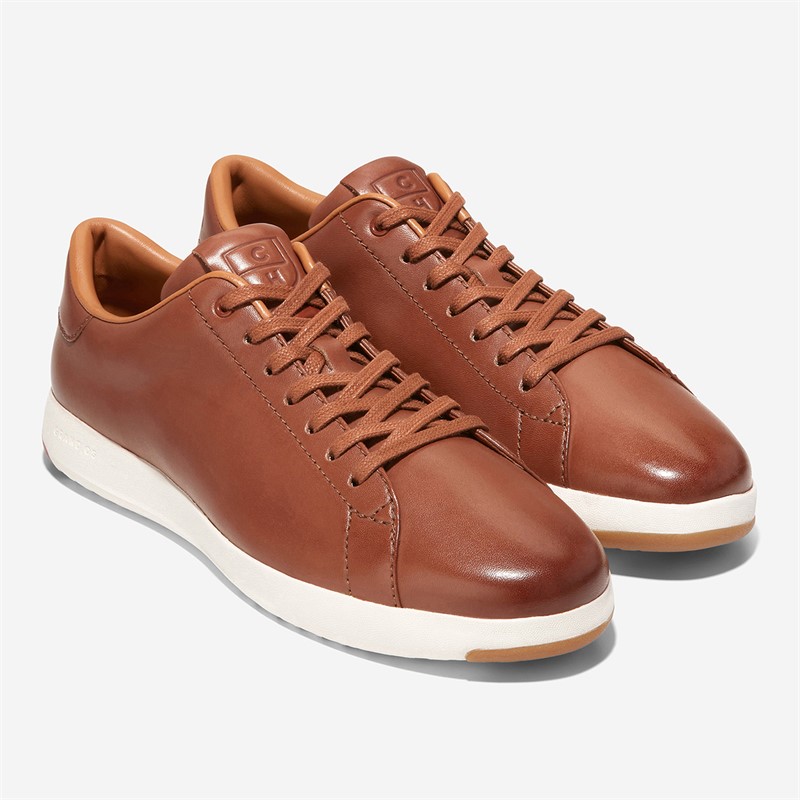 Cole Haan Mens Grandpro Tennis Trainers Woodbury Handstain
