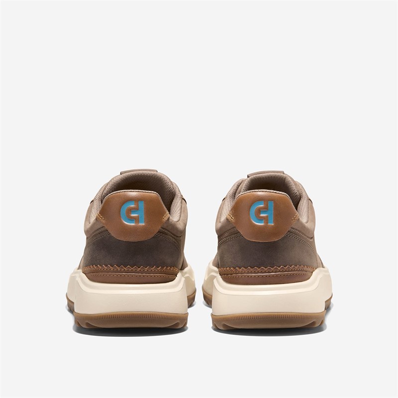 Cole Haan Mens Grandpro Crossover Golf Trainers Irish Coffee/Morel/Ivory