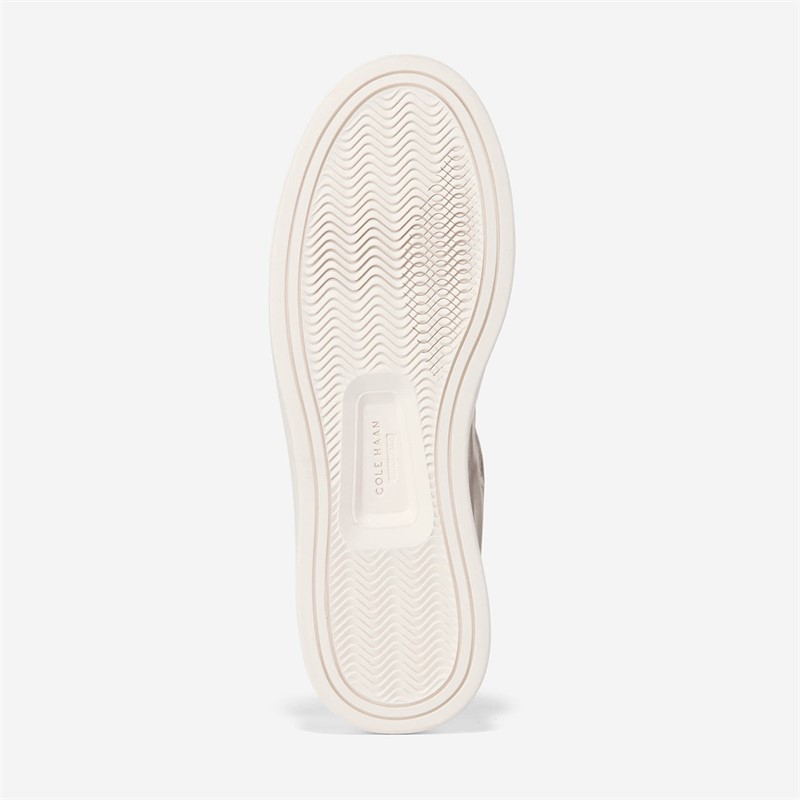 Cole Haan Womens Grandpro Luxe Slip On Trainers Soft Gold Metallic/Ivory