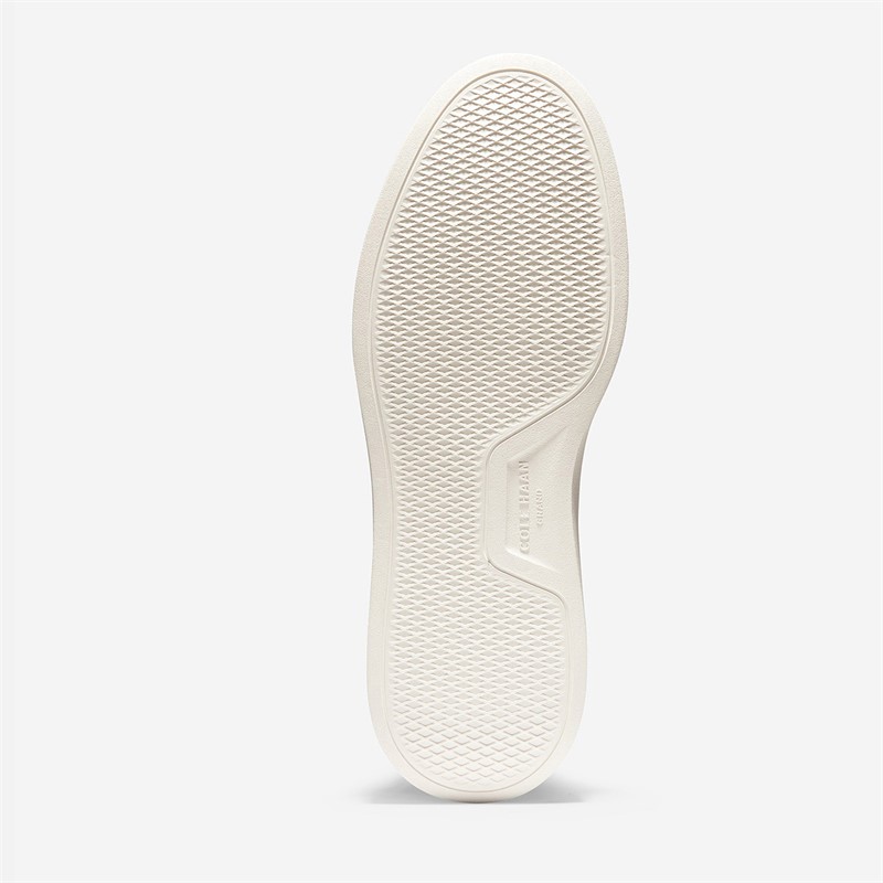 Cole Haan Mens Grandprø Rally Laser Cut Trainers British Tan/Ivory British Tan-Ivory