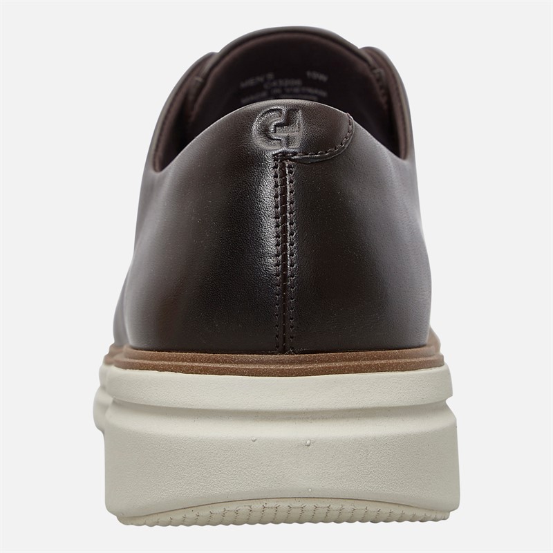 Cole Haan Mens Øriginalgrand Cityspectre Wholecut Wide Fit Oxford Shoes Dark Chocolate/Silver Birch Dark Chocolate-Silver Birch