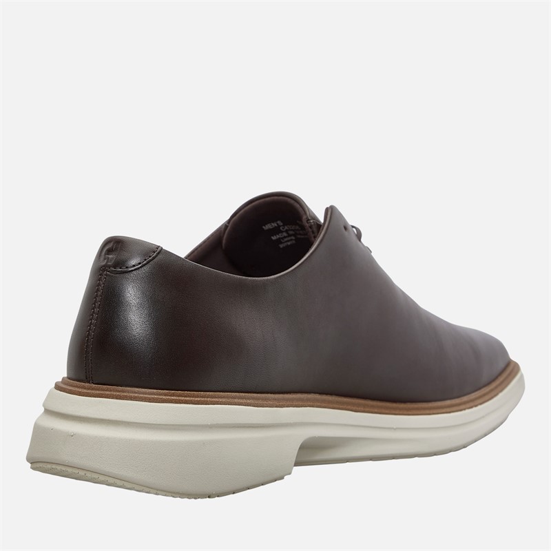 Cole Haan Mens Øriginalgrand Cityspectre Wholecut Wide Fit Oxford Shoes Dark Chocolate/Silver Birch Dark Chocolate-Silver Birch