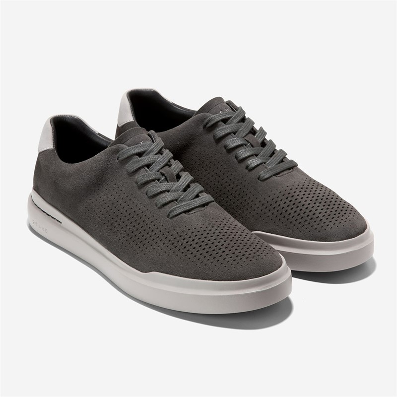 Cole Haan Mens Grandprø Rally Laser Cut Trainers Raven