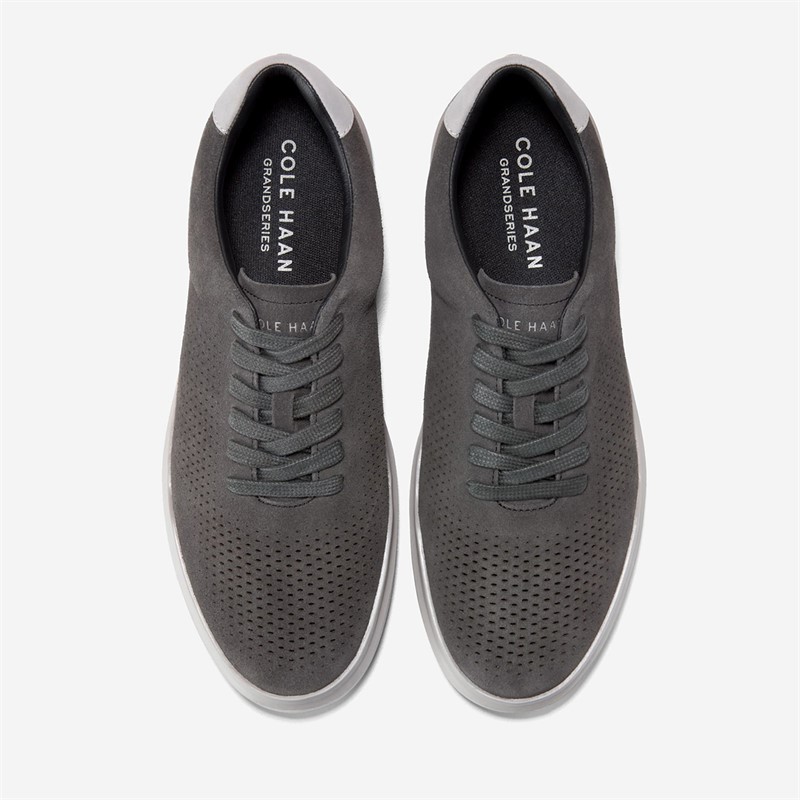 Cole Haan Mens Grandprø Rally Laser Cut Trainers Raven