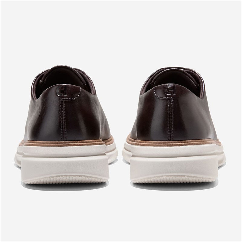Cole Haan Mens Øriginalgrand Cityspectre Wholecut Oxford Shoes Dark Chocolate/Silver Birch Dark Chocolate-Silver Birch