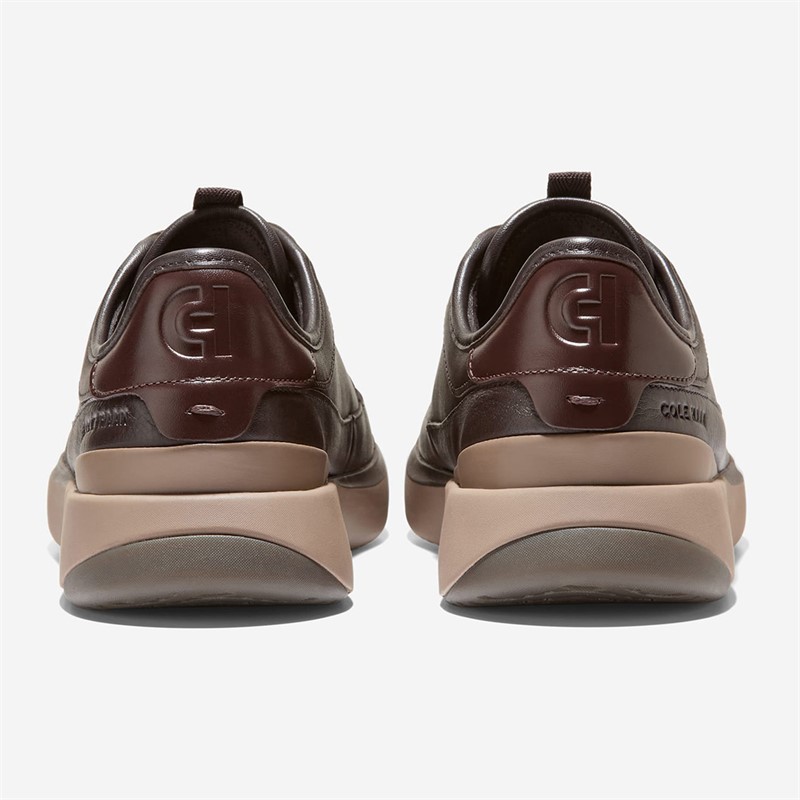 Cole Haan Mens Grandprø All Day Court Leather Trainers Dark Chocolate/Madeiradark Chocolate/Madeira/Irish Coffee Dark Chocolate-Madeiradark Chocolate-Madeira-Irish Coffee