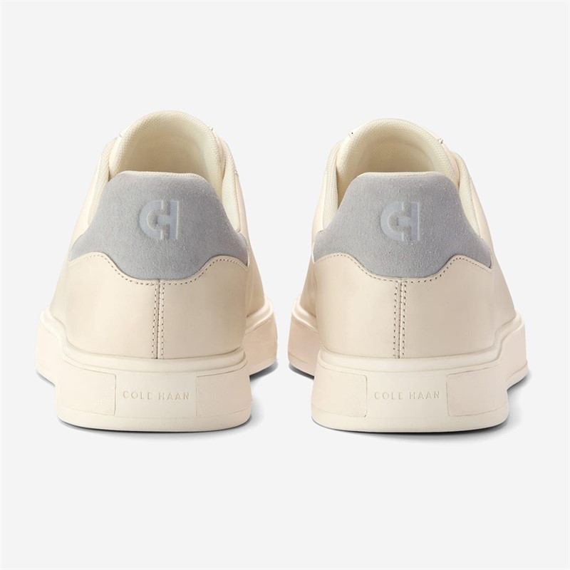 Cole Haan Mens Grandprø Luxe Slip On Trainers Ivory/Microchip/Ivory Ivory-Microchip-Ivory