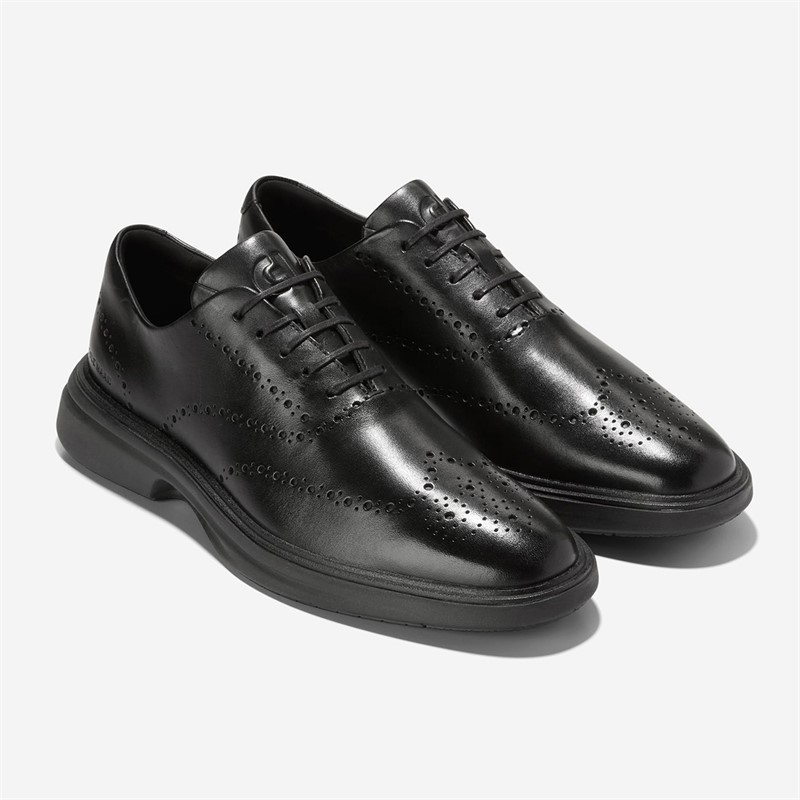 Cole Haan Mens Øriginal Grand Cityspectre Wingtip Oxford Shoes Black