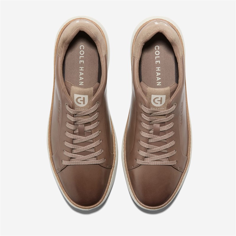Cole Haan Mens Grandprø Topspin Trainers Coffee/Silver Birch Coffee-Silver Birch