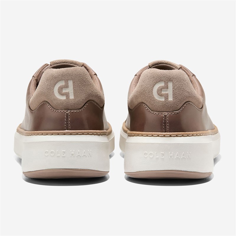 Cole Haan Mens Grandprø Topspin Trainers Coffee/Silver Birch Coffee-Silver Birch