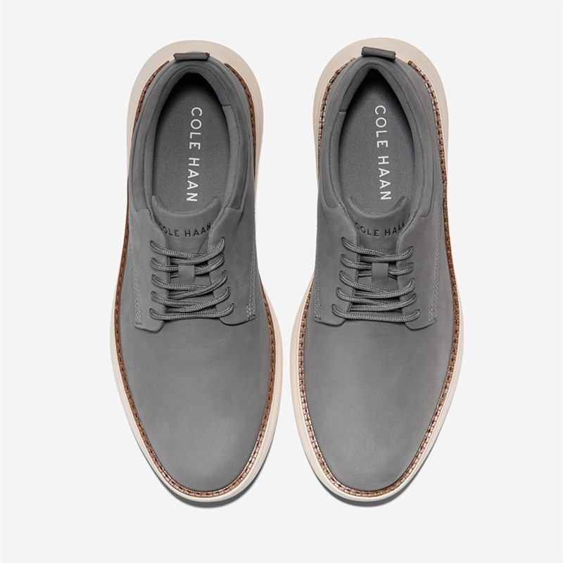 Cole Haan Mens Grand Remix Oxford Shoes Quiet Shade/Ivory Quiet Shade-Ivory