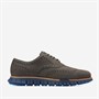Cole Haan Mens Zerøgrand Remastered Wingtip Oxford Shoes Dark Natural/Midnight Moon Dark Natural-Midnight Moon