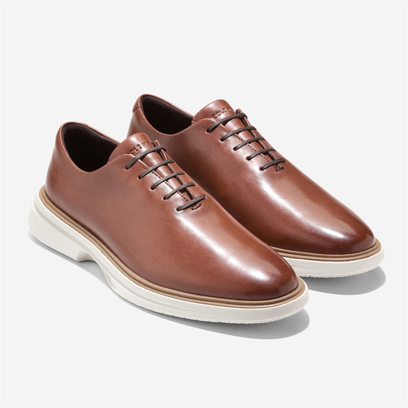 Cole Haan Mens Øriginalgrand Cityspectre Wholecut Oxford Shoes Woodbury/Silver Birch Woodbury-Silver Birch