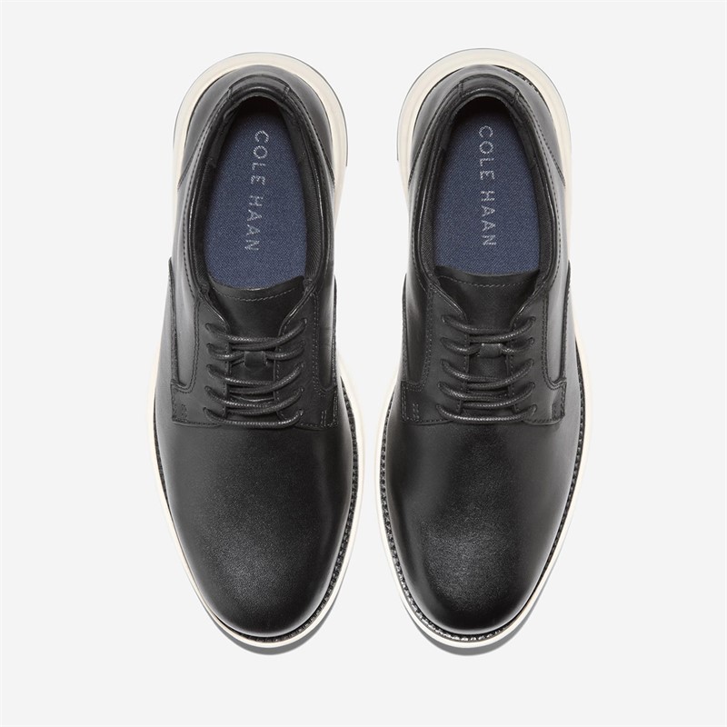 Cole Haan Mens Grand Atlantic Wide Fit Oxford Shoes Black/Ivory Black-Ivory