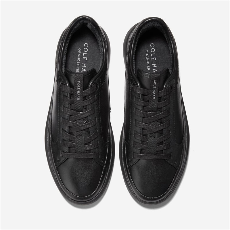 Cole Haan Mens Grandprø All Day Court Leather Trainers Black