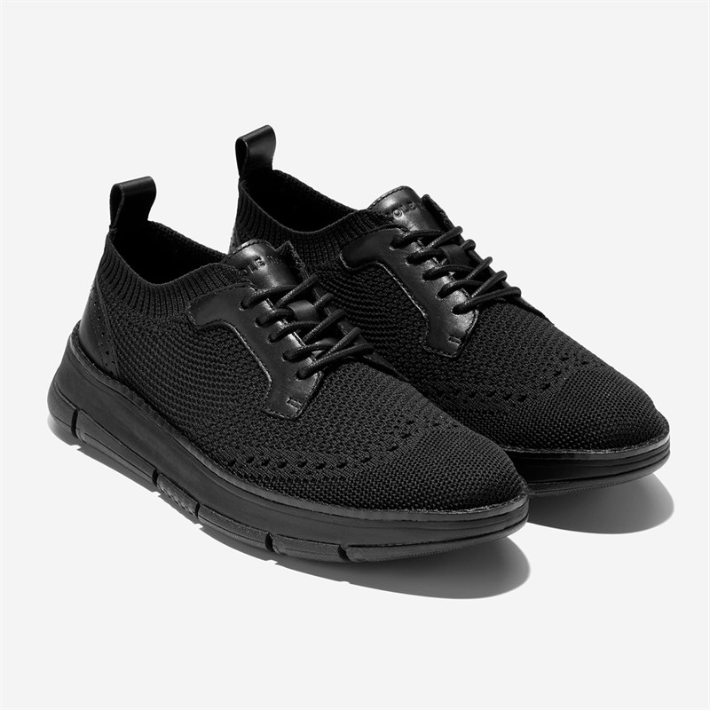 Cole Haan Womens Zerøgrand Rella Stitchlite™ Oxford Shoes Black