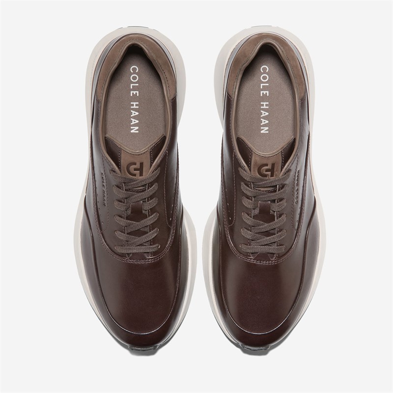 Cole Haan Mens Grandprø Luxe Mile Trainers Dark Chocolate Truffle Dark Chocolate-Truffle