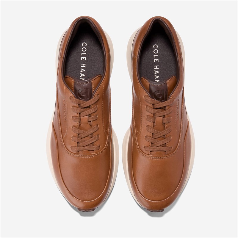 Cole Haan Mens Grandprø Luxe Mile Trainers British Tan/Madeira British Tan-Madeira