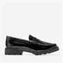 Cole Haan Womens Treena Lug Loafers Black