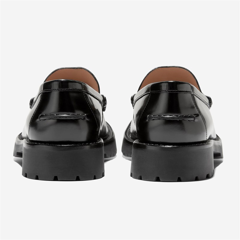Cole Haan Womens Treena Lug Loafers Black