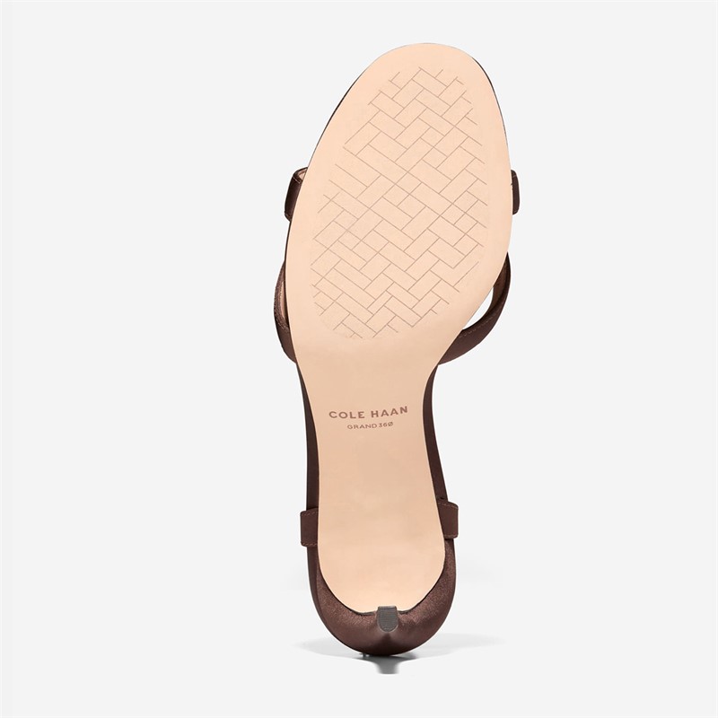 Cole Haan Womens Constantina Sandals Dark Chocolate