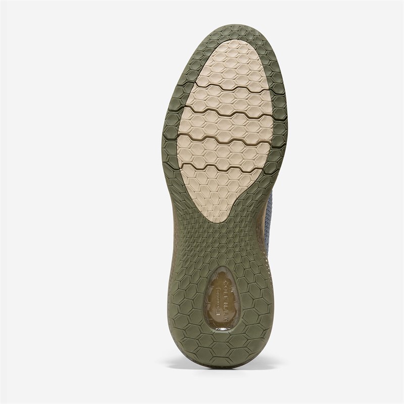 Cole Haan Mens Øriginal Grand Energyweave Stitchlite™ Wing Oxford Shoes Sea Stone/Dusty Olive/Sesame Sea Stone-Dusty Olive-Sesame