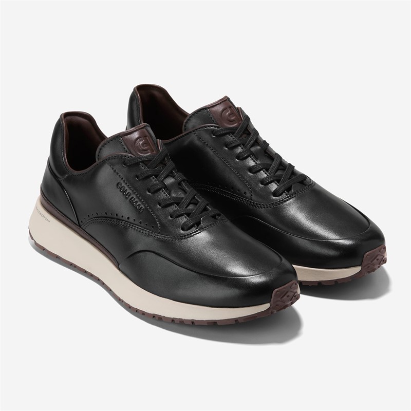 Cole Haan Mens Grandprø Luxe Mile Trainers Black/Madeira Black-Madeira