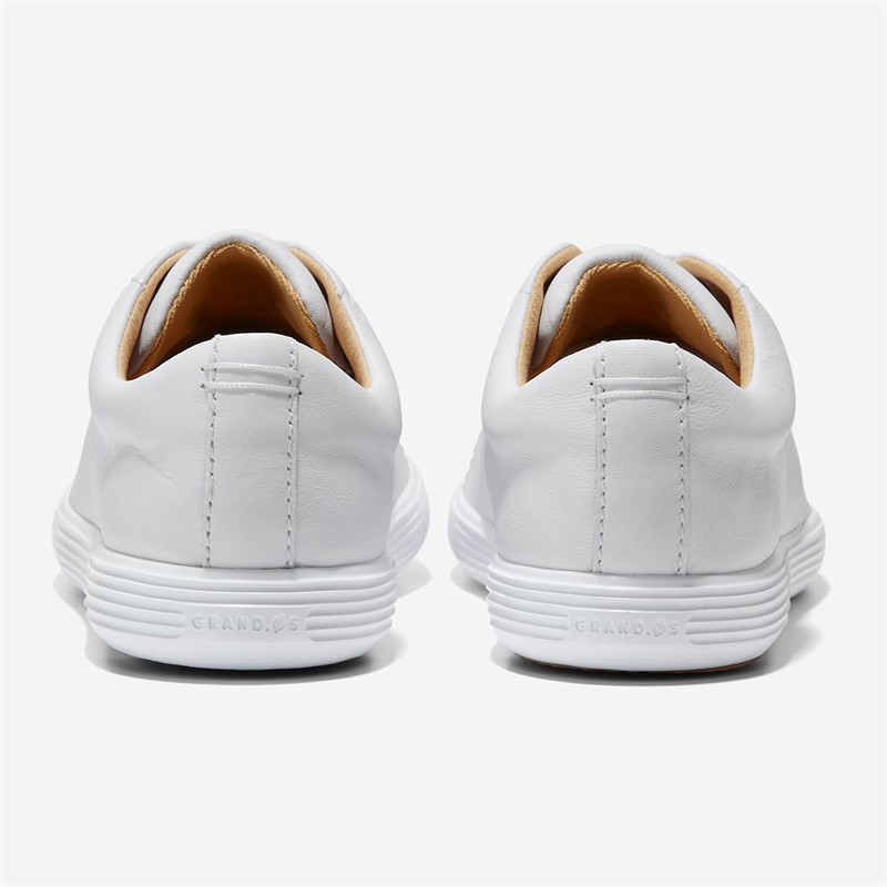 Cole Haan Womens Grand Cross Court Trainers Optic White Leather