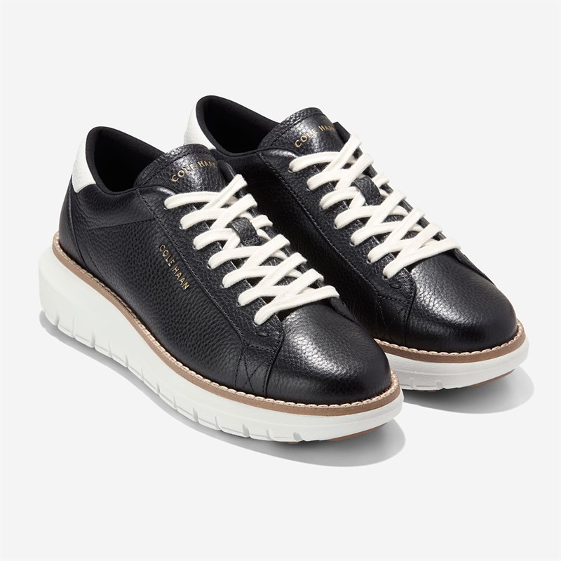 Cole Haan Womens Zerøgrand Rexanna Lace-To-toe Trainers Black/White Black-White