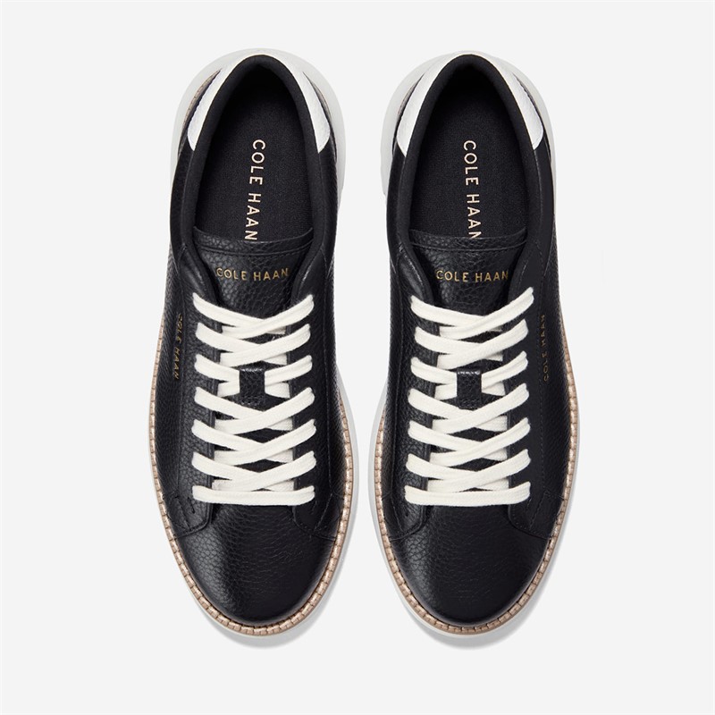 Cole Haan Womens Zerøgrand Rexanna Lace-To-toe Trainers Black/White Black-White