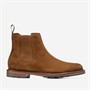 Cole Haan Mens Roundhill Grand Chelsea Boots Spiced Brown Suede