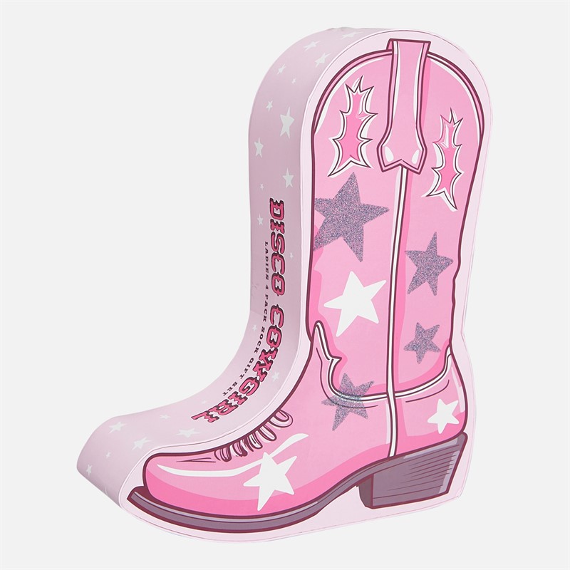 The Orrsum Sock Co. Womens Four Pack Country Boots Socks With Box Multi