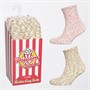The Orrsum Sock Co. Womens Two Pack Popcorn Socks With Box Multi