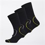 The Orrsum Sock Co. Mens Everyday Work Three Pack Socks Black