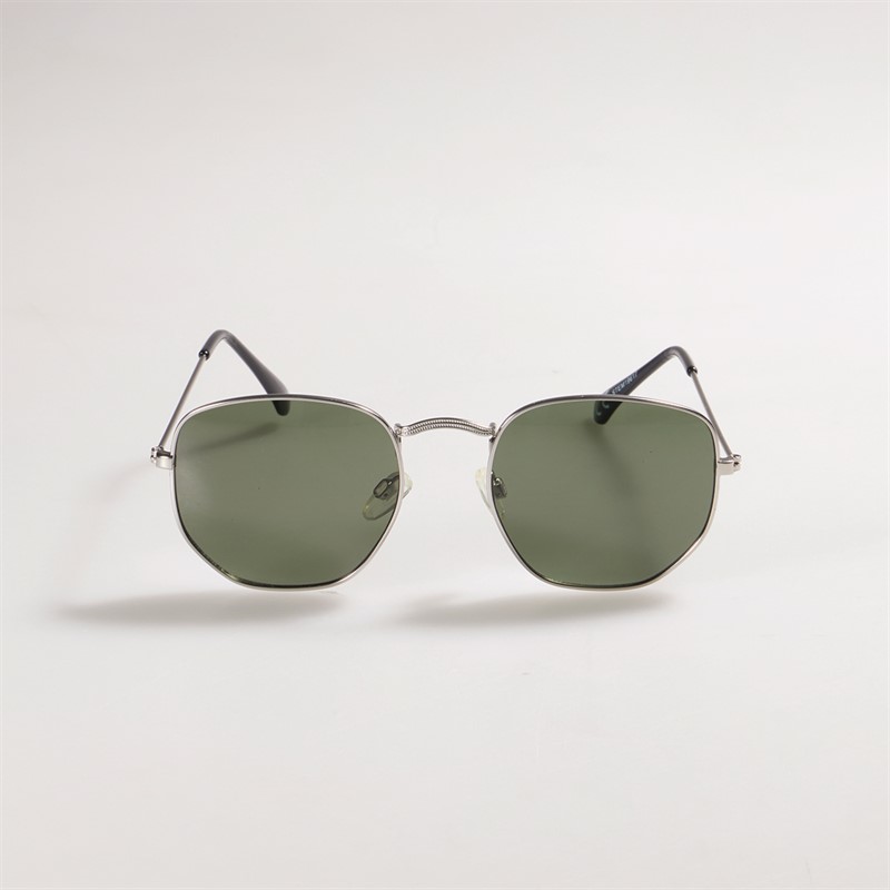 Sunsentials Mens Round Sunglasses Silver