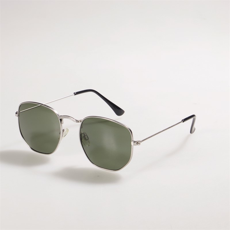 Sunsentials Mens Round Sunglasses Silver