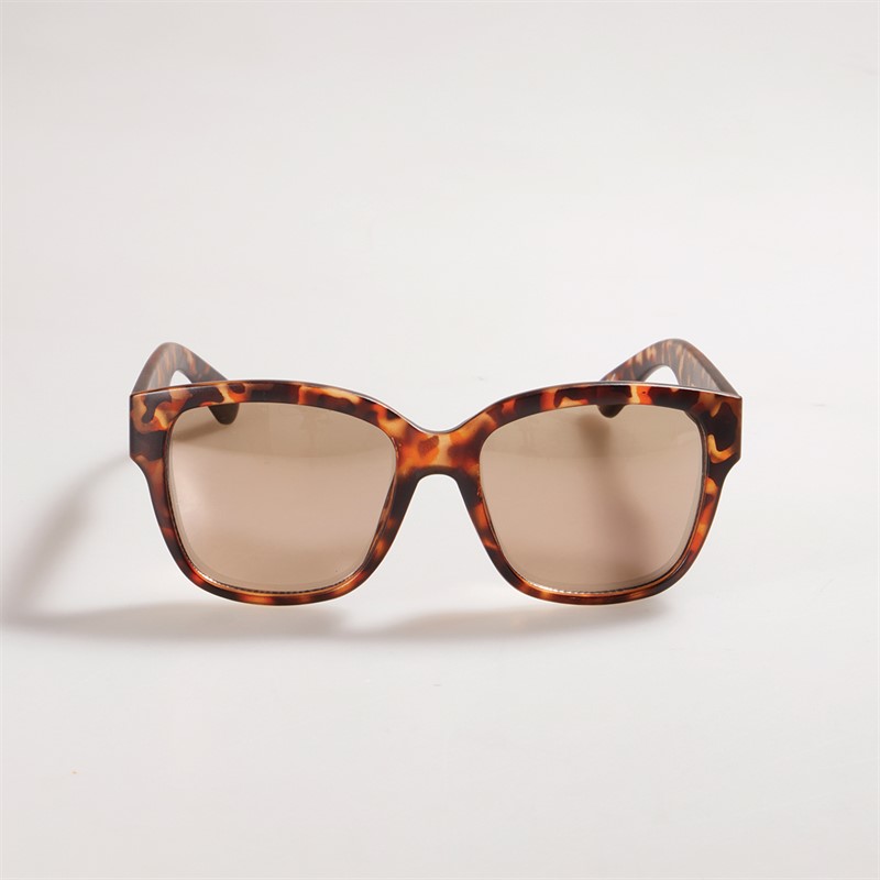 Sunsentials Womens Round Brow Sunglasses Tort