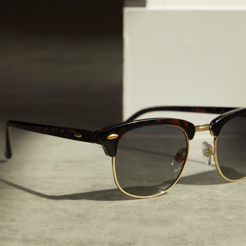 Sunsentials Womens Round Sunglasses Dark Tort