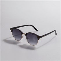 Sunsentials Womens Round Sunglasses Black And Gold