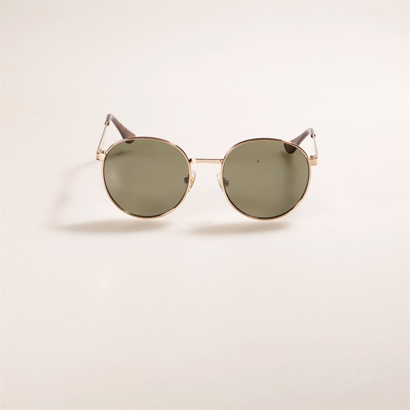 Sunsentials Womens Harlow Round Sunglasses Shiny Silver