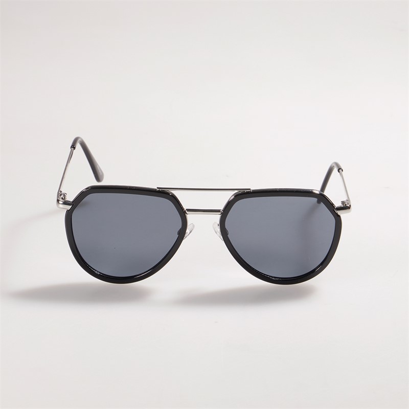 Sunsentials Pilot Sunglasses Shiny Black