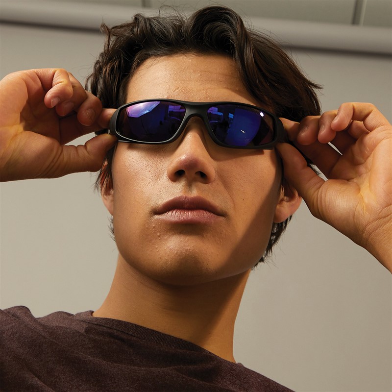 Sunsentials Mens Sports Wrap Sunglasses Black