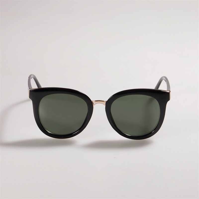 Sunsentials Womens Round Sunglasses Black