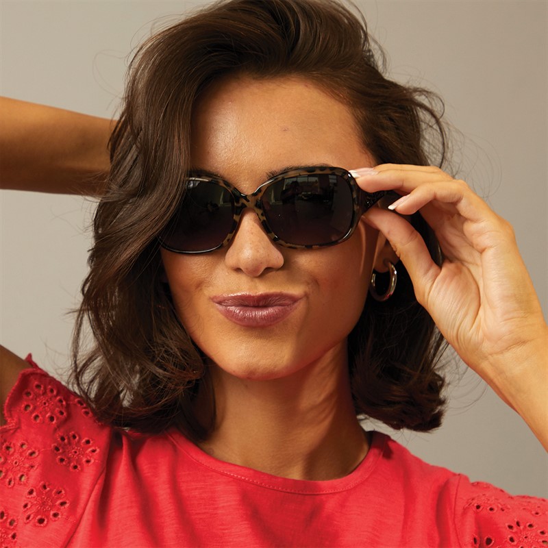 Sunsentials Womens Wrap Sunglasses Tort